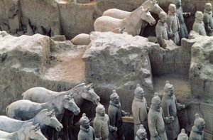 Terrakotta hadsereg, Qin-dinasztia, ie 210 (részlet)